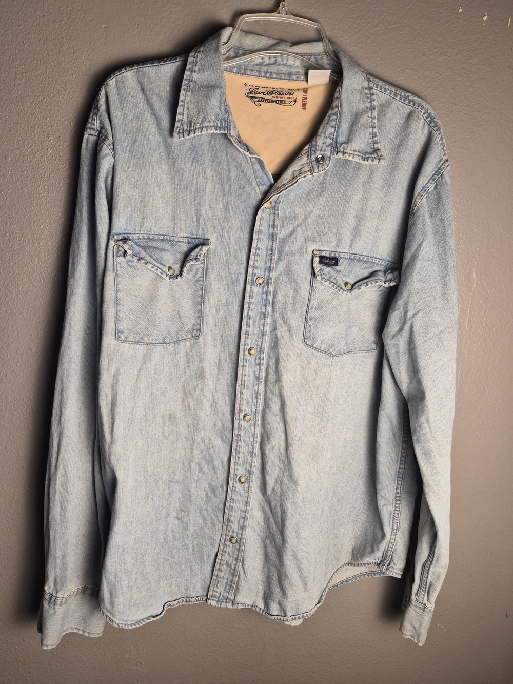 Lee Denim Western Shirt - Light Blue